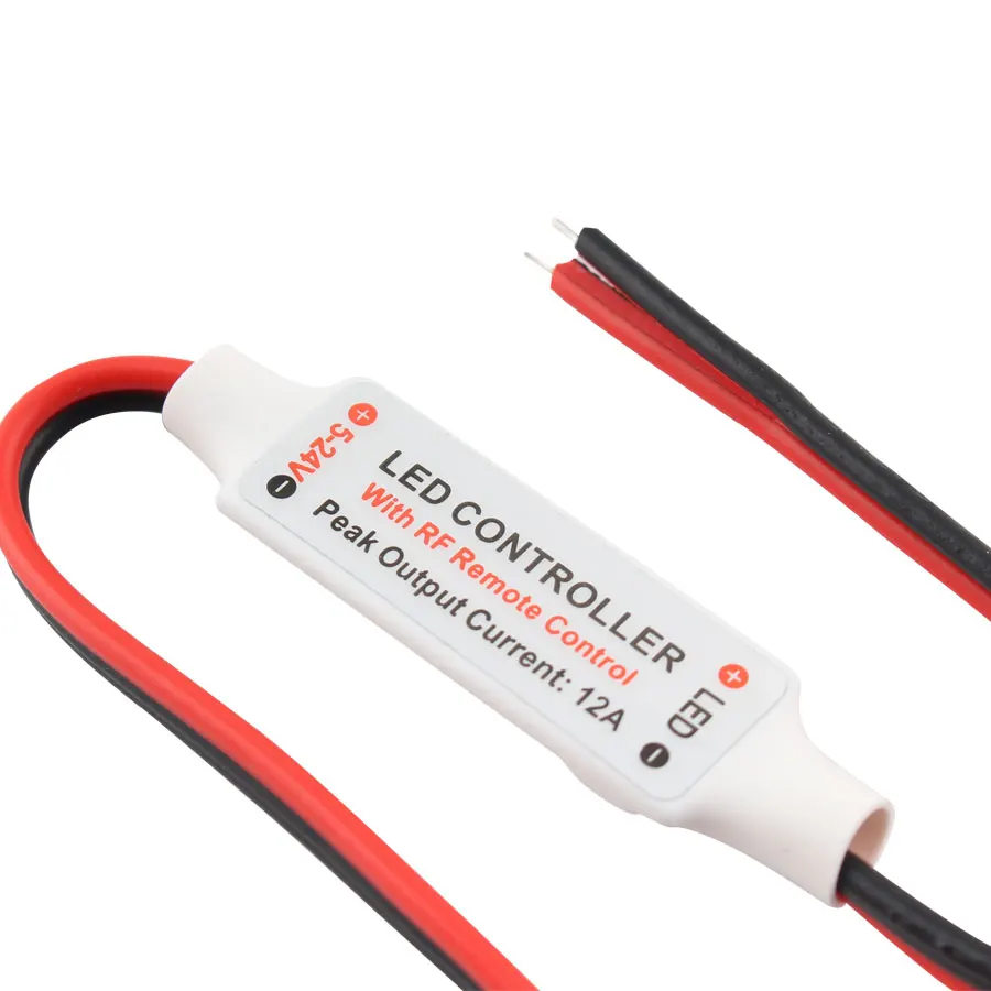 12 В светодиодный контроллер светильник радиочастотный мини-пульт магический