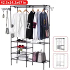 Прочная вешалка для одежды, вешалка для одежды, подвесная витрина, полка для хранения обуви, сверхпрочная напольная вешалка, шкаф для хранения, вешалки для одежды