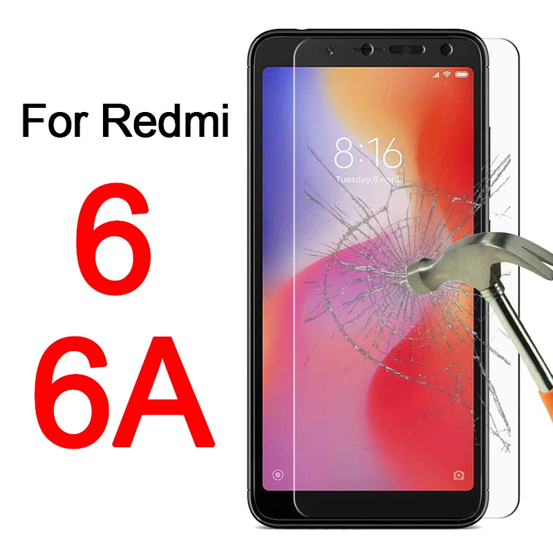Защитное стекло Redmi6 6A для Xiaomi Redmi 6 A A6 Ksiomi redme My A6 Redmi6A защитная пленка из закаленного стекла