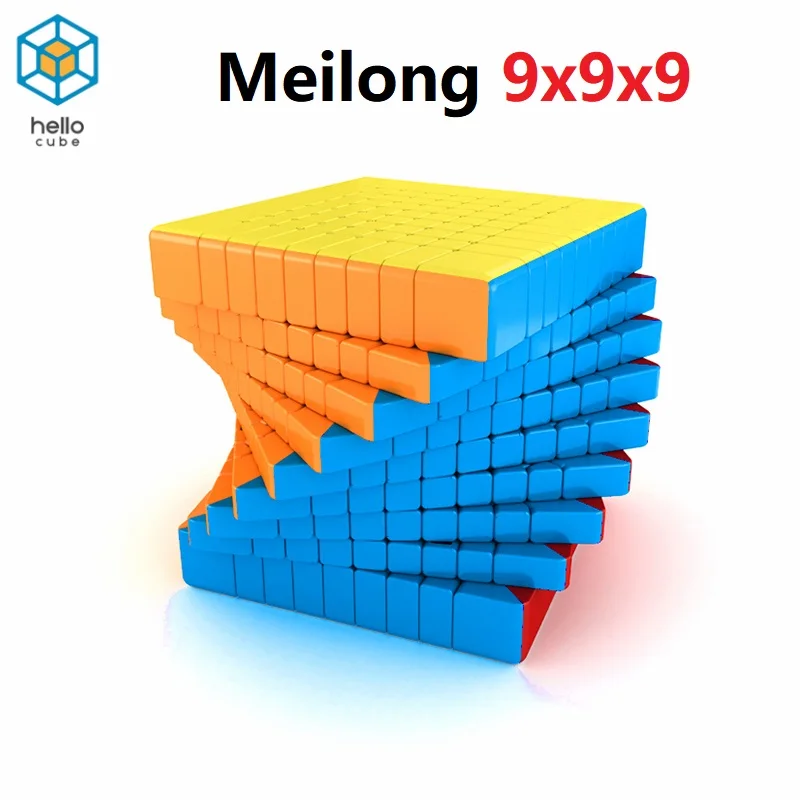 Магический куб HelloCube MoYu MF9 кубик Meilong 9x9x9 магический 9 слойный в форме 9x9 скоростная