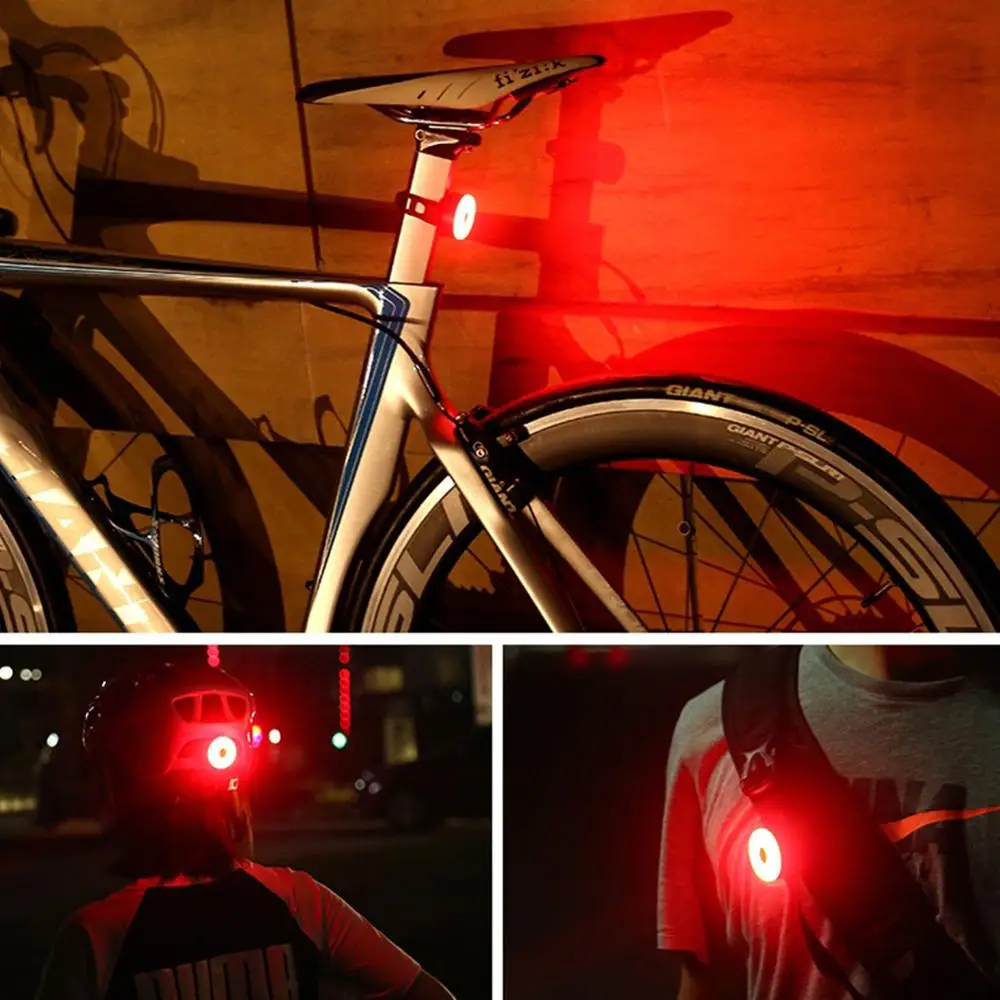 

Bicycle Tail Light USB Rechargeable Bike Rear Light Mini Flash Taillight Safety Warning Lights Cycling MTB Back Lamp