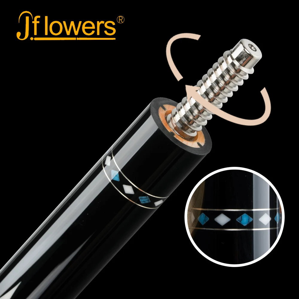 Jflowers бильярдный карбоновый Cue Stick настоящая инкрустация углеродная энергия