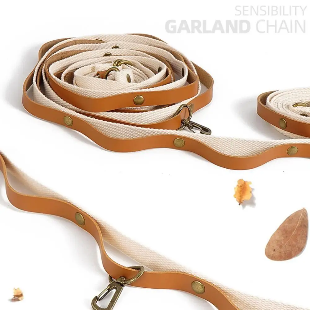 

Outdoor Storage Rope Hanging Multifunctional Ribbon PU Cooking Camping For Hiking Clothesline Bag Leather Storage Picnic Wi Y8V9