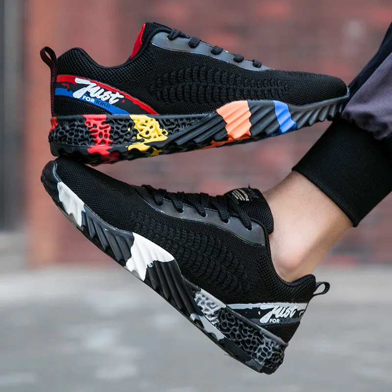 

2020 New Ultralight comfortable breathable casual running sports shoes Men's Casual Shoes Comfortable Footwear Trend zapatillas