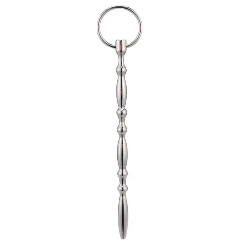 Уретральный расширитель мужской из нержавеющей стали длиной 18 см со звуковым