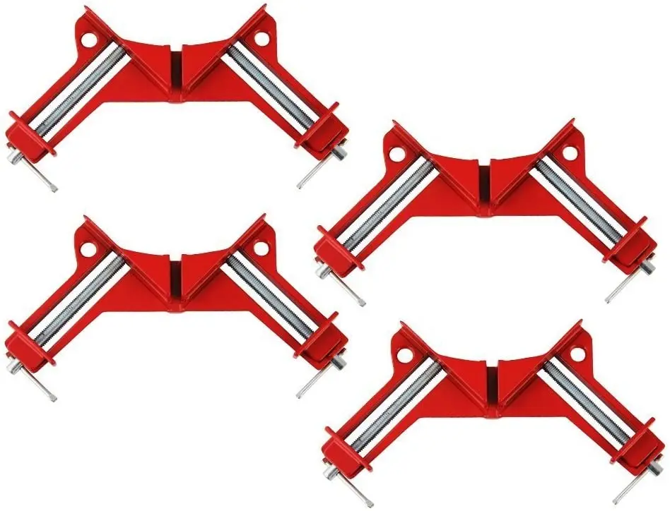 

4pcs Style 90 Degrees Angle Clamp Right Angle Woodworking Frame Clamp DIY Glass