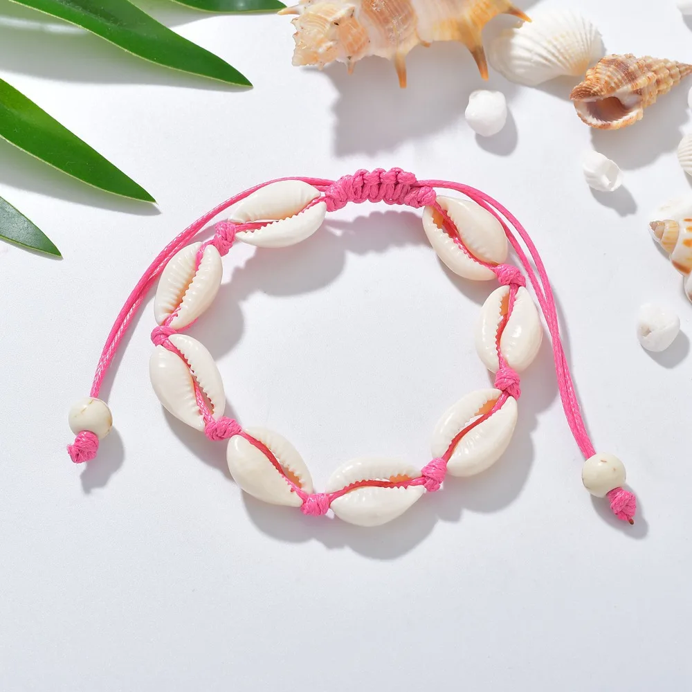 Personality Creative Casual Bracelet Natural Shell Hand-Woven Temperament Beautiful 2019 New Wave | Украшения и аксессуары