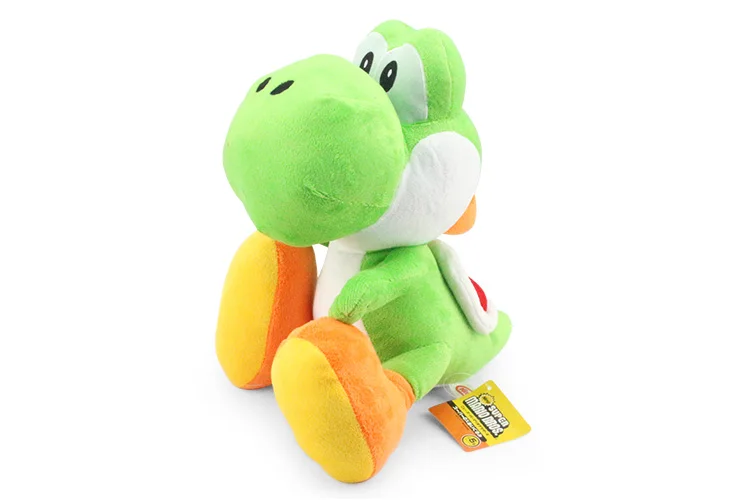 28CM yoshi Супер Марио Broser JR 3D Land Bone Kubah Koopa Dragon Темный боусер Kamek Waluigi Wario Lemmy Morton Roy Bully Odyssey плюшевые игрушки - Цвет: 28CM yoshi