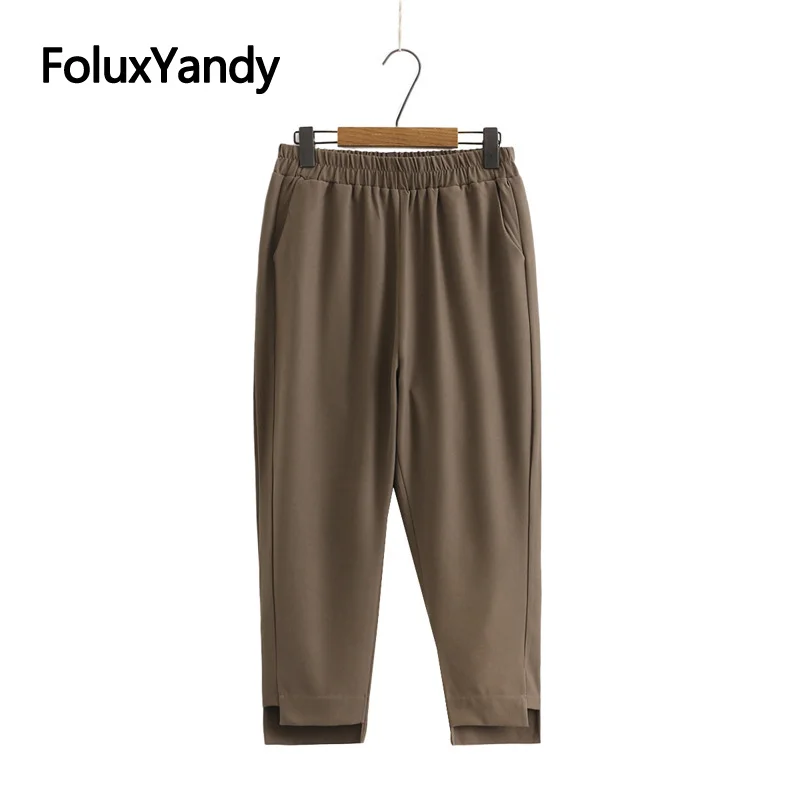 

Ankle-length Women Harem Pants Loose Trousers Plus Size XXXL 4XL Pencil Pants KKFY5499