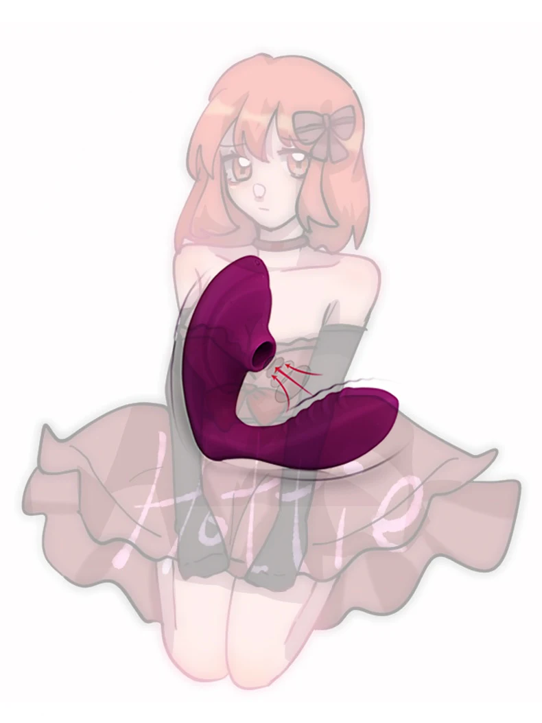 Стимулятор клитора на присоске вибратор для точки G вибрирующий фаллоимитатор