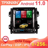 for toyota fortuner 2016 2020 android 11 0 8g256gb tesla style car multimedia radio player gps navigation head unit dsp carplay