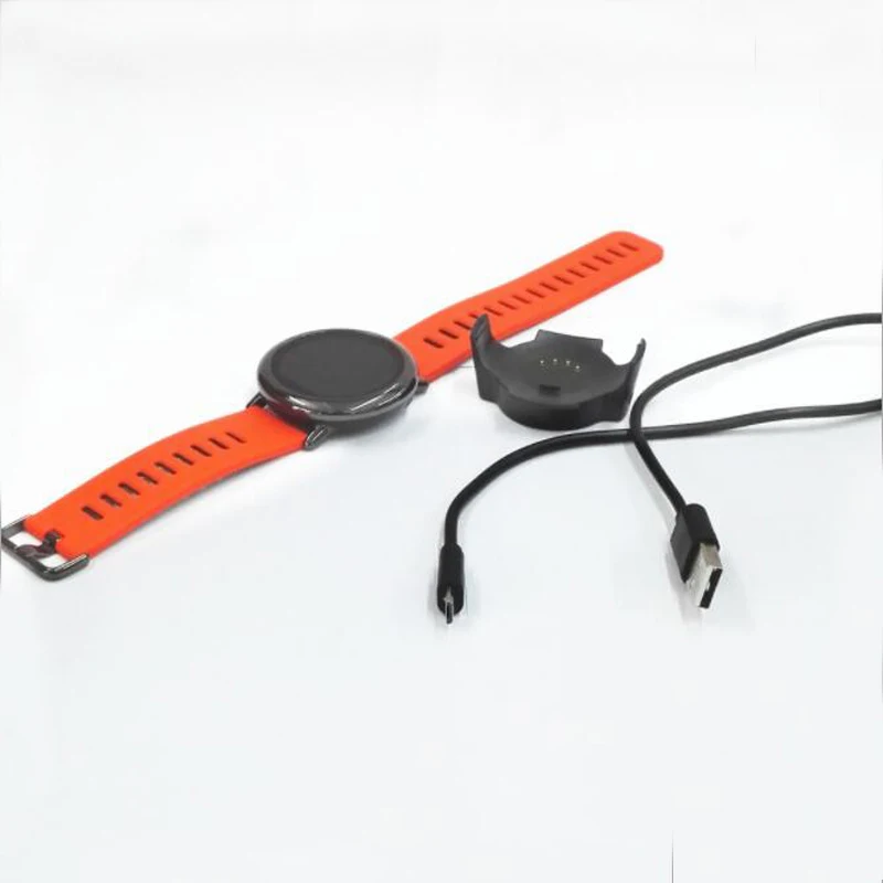 Смарт-часы usb зарядный кабель основание с проводом док-станция зарядное устройство Подставка с адаптером для Xiaomi Huami Amazfit Pace 1st Sport Smart Watch