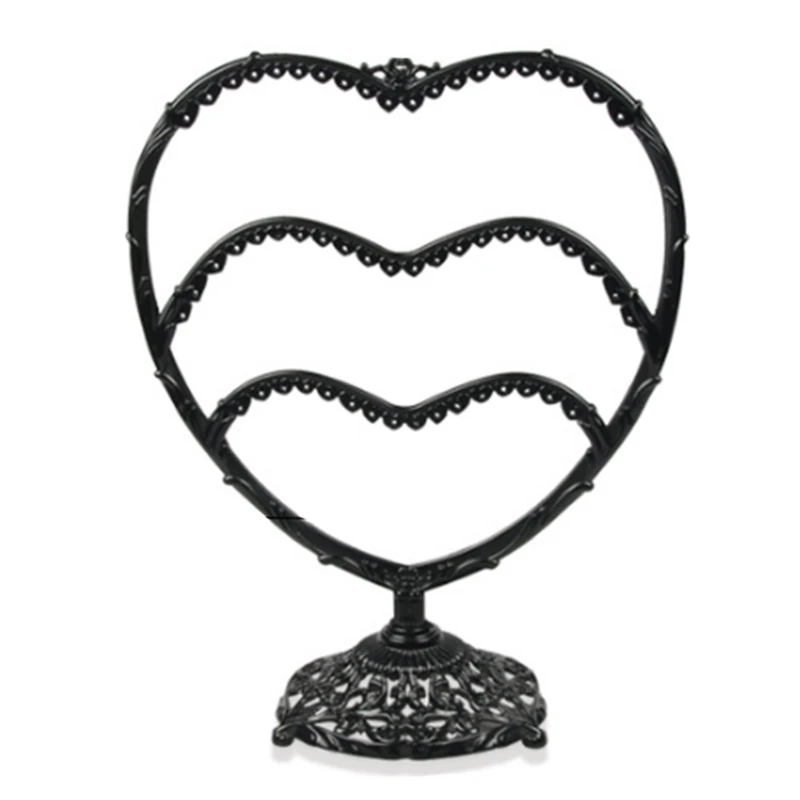 

Heart/Wine Cup Shape Earrings Bracelet Storage Shelf Jewelry Display Holder Ear Stud Stand Antler Tree Organizer A09 21 Dropship