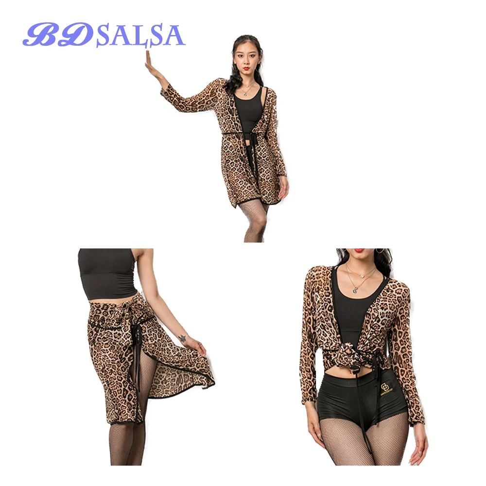 Женская спортивная одежда топ для латиноамериканских танцев новинка девочек