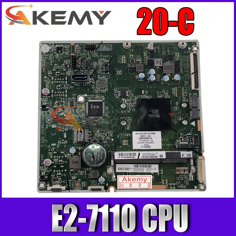 

Для HP 20-C 20-C000NA 20 "моноблок системная плата AMD E2-7110 Процессор 845615-001 845615-501 DAN91CMB6D0 материнская плата 100% тестирование Быстрая доставка