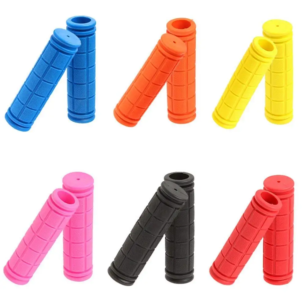 

1 Pair Soft Rubber Cycling Bicycle Grips Outdoor MTB Mountain Bicycle Bike Handle Bar Grips Cover Anti-slip Bicycle Accessories