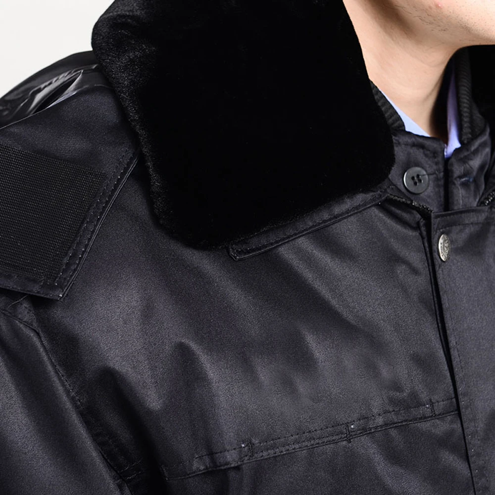 Multifunctional Jacket Labor Insurance Clothing Security Cotton Coat Men Thicken Cold Protective Winter Warm Military Coat