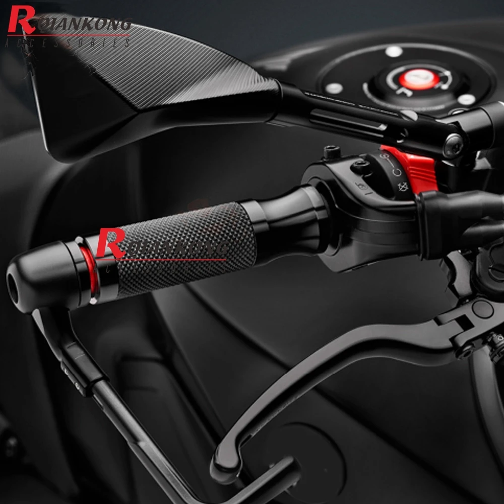 Универсальная ручка на руль мотоцикла рукоятка для Yamaha Fz6 R1 R3 R6 R15 R25 YZF MT07 MT 09 Tmax 500