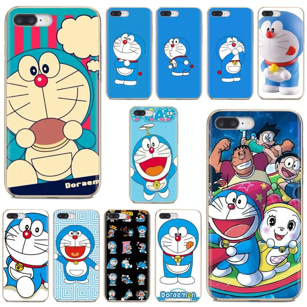 Nobita Nobi Япония Дораэмон синий кот для Huawei P7 P8 P9 P10 P20 P30 P40 Lite Plus Pro 2015 2016 2017 Мини Мягкий