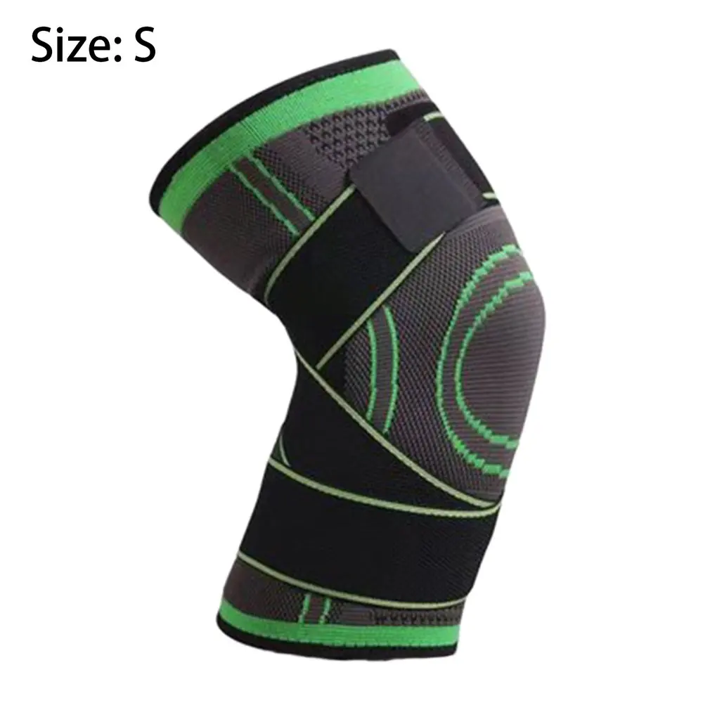 

1PC Sports Kneepad Men Pressurized Elastic Knee Pads Support Fitness Gear Basketball Volleyball Brace Protector Bandage