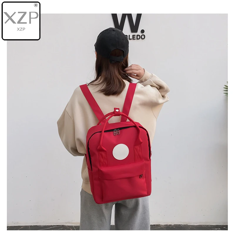 XZP Для женщин мужчины рюкзак для школьников подростков девочек Винтаж стильная