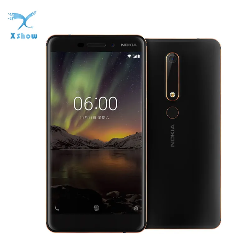 Смартфон Nokia 6 2nd 2018 4 Гб ОЗУ 32 ПЗУ экран 5 дюйма Восьмиядерный процессор Snapdragon 630 16 0 +