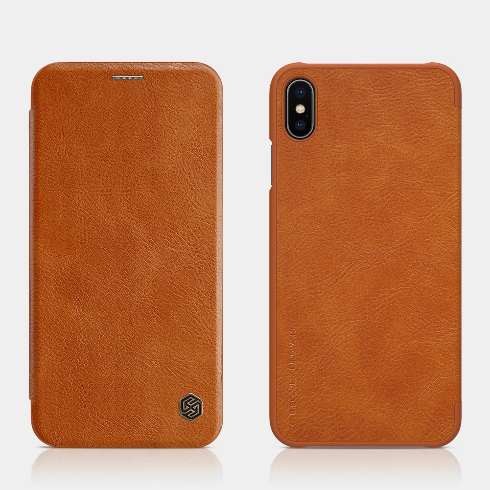 Для iPhone 8/7/X/XS/XR/XS Max чехол Nillkin Роскошный кожаный флип чехол для iPhone 8/7/6 S/6 Plus Полный Чехол Funda чехол для iPhone SE