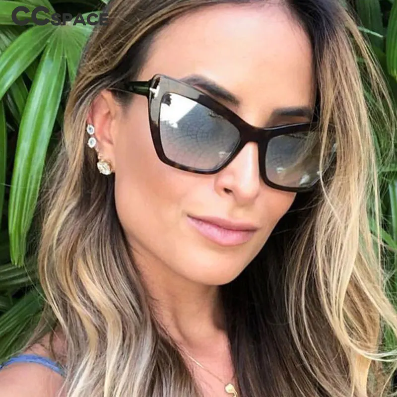 45567 роскошные солнцезащитные очки кошачий глаз для мужчин и женщин в винтажном