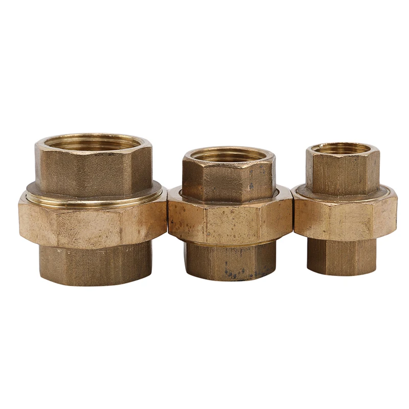

Утолщенный соединитель из чистой меди с внутренней резьбой, 4 точки/6 точек/1 дюйм, Латунная Труба, шестигранный быстроразъемный фитинг для с...