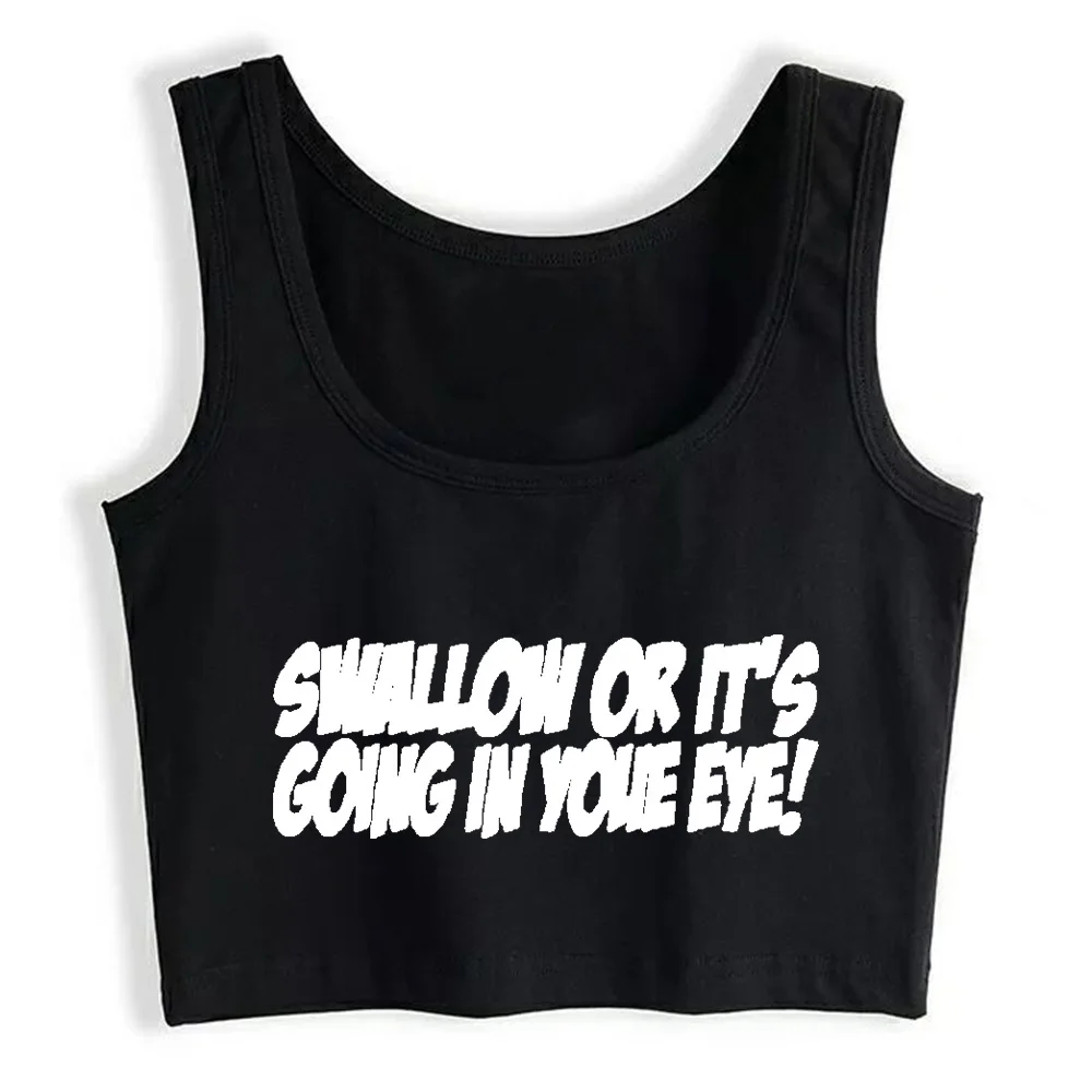 

Crop Top Women Swallow Y2k Gothic Emo Harajuku Tank Top Female Clothes
