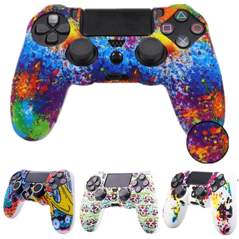 Противоскользящий силиконовый чехол защитный резиновый для Sony PlayStation Dualshock 4 PS4 DS4