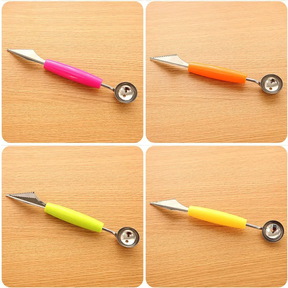 Нержавеющая сталь мини фрукты выкопали ложка-шарик мороженое копания арбуз