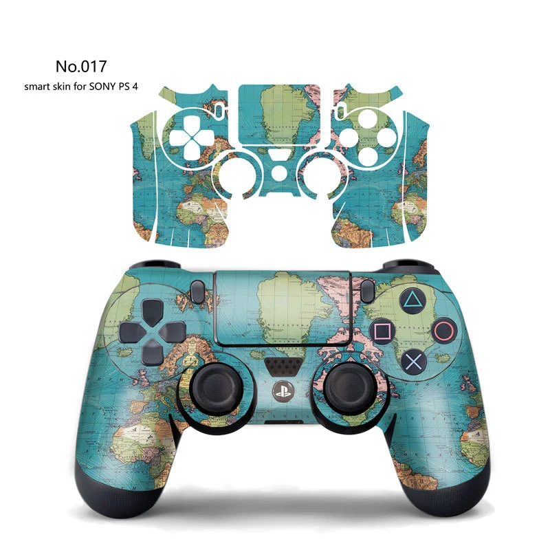 1 шт. DualShock PS4 стикер кожи для sony Playstation 4 игровой контроллер Защитная крышка наклейка виниловая противоскользящая джойстик Декор