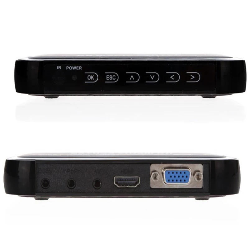 ЕС Plug Full Hd 1080P медиаплеер центр Мультимедиа Видео плеер с Hdmi Vga Av Usb Sd/Mmc Порт