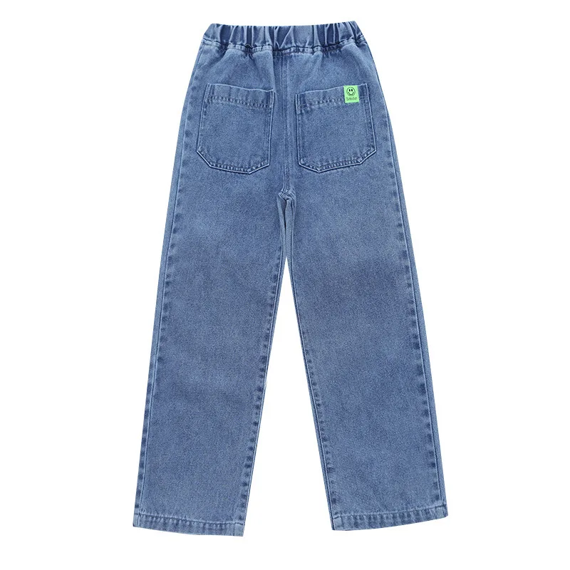 

Girls Jeans 2021 New Children Pants Casual Solid All-match Jeans for Kids Trousers Fashion Straight Leg Pants Teens Clothes 14 Y