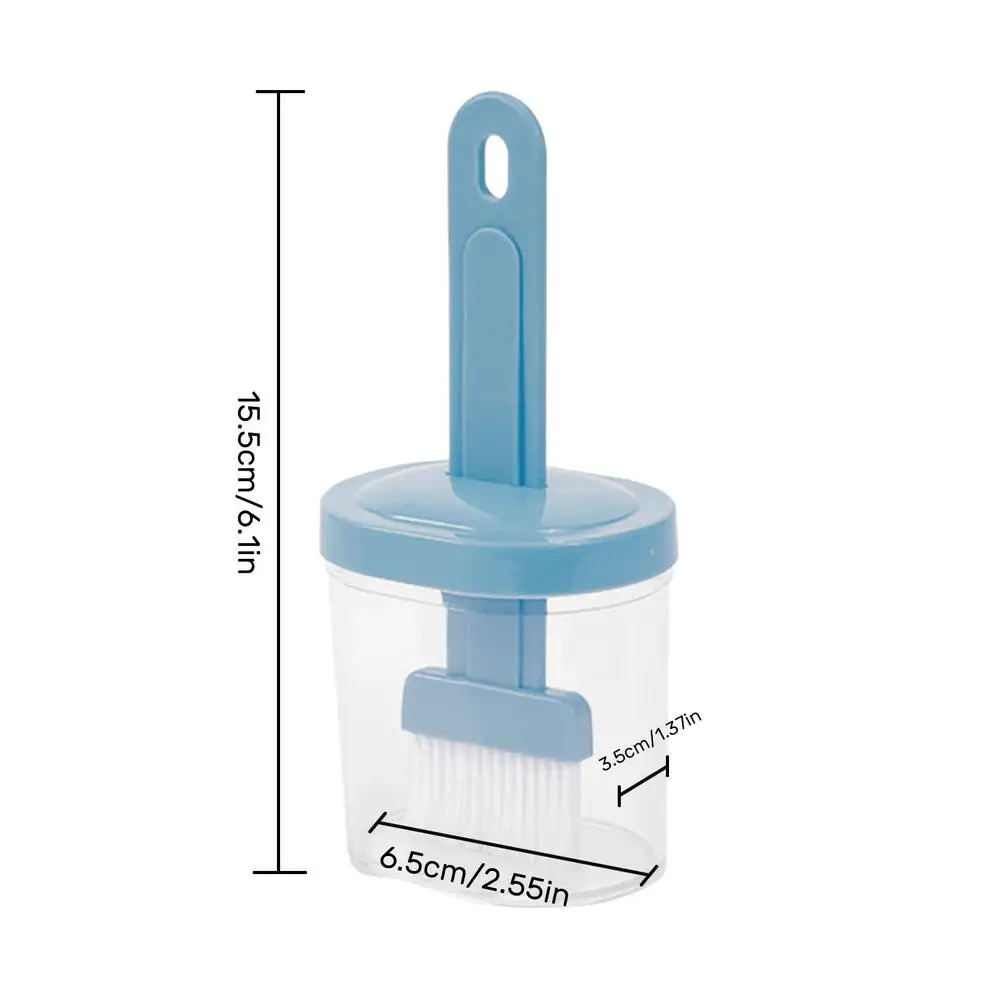 Портативная силиконовая бутылка для масла с щеткой технические кисти жидкое