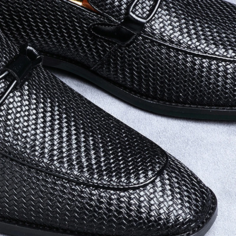 Формальные кожаные мужские туфли повседневные туфли-оксфорды для вождения