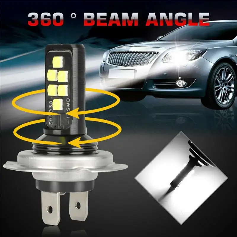 Автомобильный H7 H4 комбо светодиодный фары комплект 240W 52000LM 6000Kheadlamps лампы
