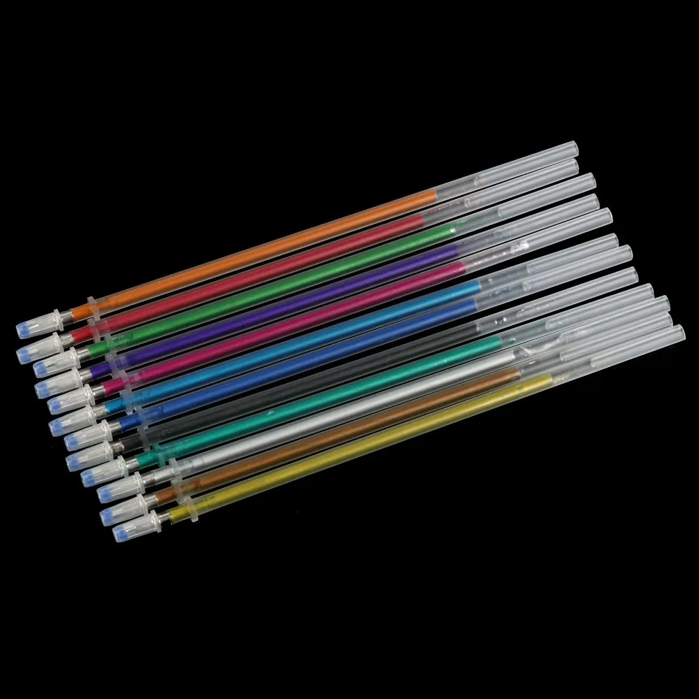 12pcs A 12 шт/48 шт/60 шт цветные гелевые ручки набор блеск для взрослых раскрасок журналов рисования - Цвет: 12pcs A