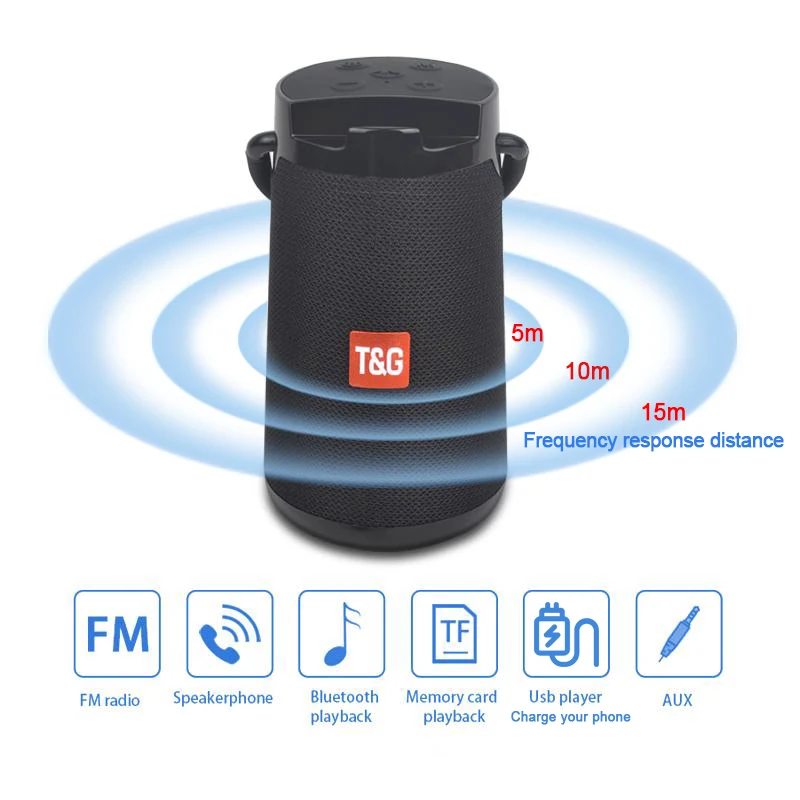 Портативная Bluetooth Колонка высокой мощности водонепроницаемая 3d колонка