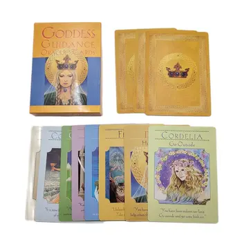 Goddess Oracle Cards 44 Cards Fate Divination Tarot Card Deck For Adult Children Family Friend Party Entertainment Board Game 6