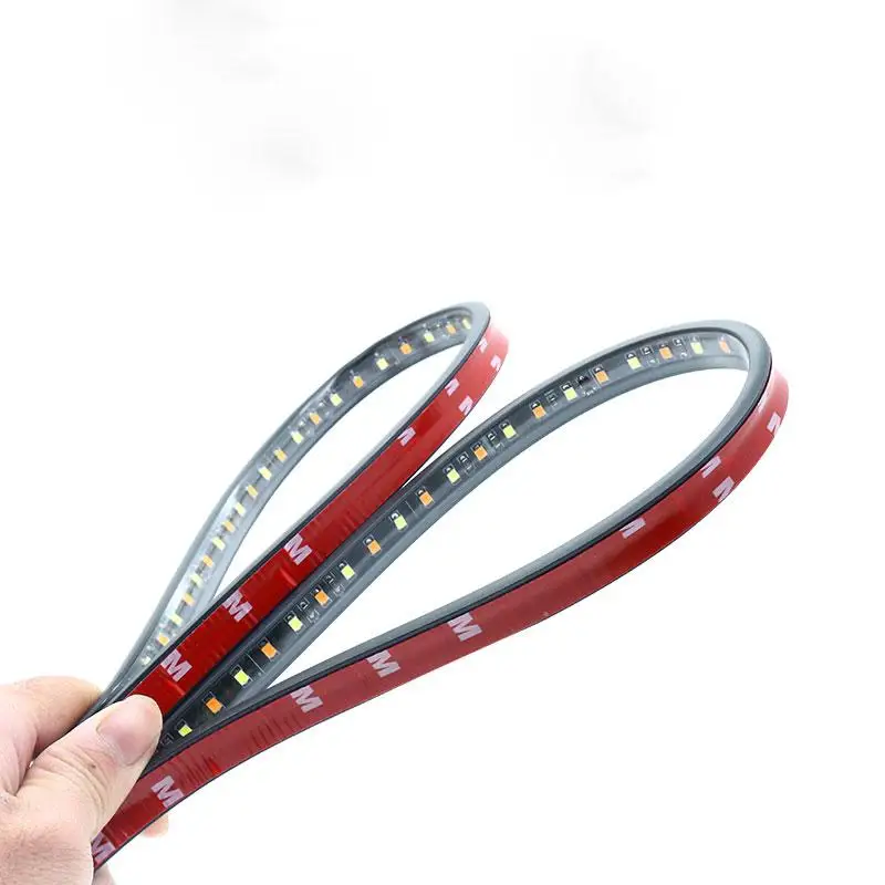 

2pcs LED Side Pedal Light Pickup Truck Chassis Light With Turn Warning Light Two-color Undercarriage Atmosphere Light