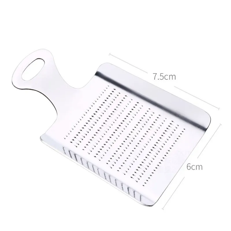 

1Pc Stainless Steel Ginger Grater Cheese Grater Blade for Cheese Ginger Nutmeg Lemon Garlic Spice Vegetable Kitchen Accessories