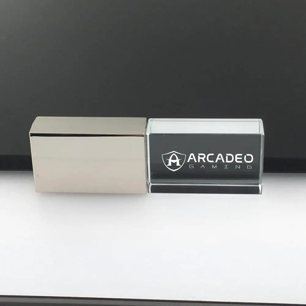 Свадебная фотография Пользовательский логотип Кристалл USB 3 0 64 ГБ 32 16 8 версия