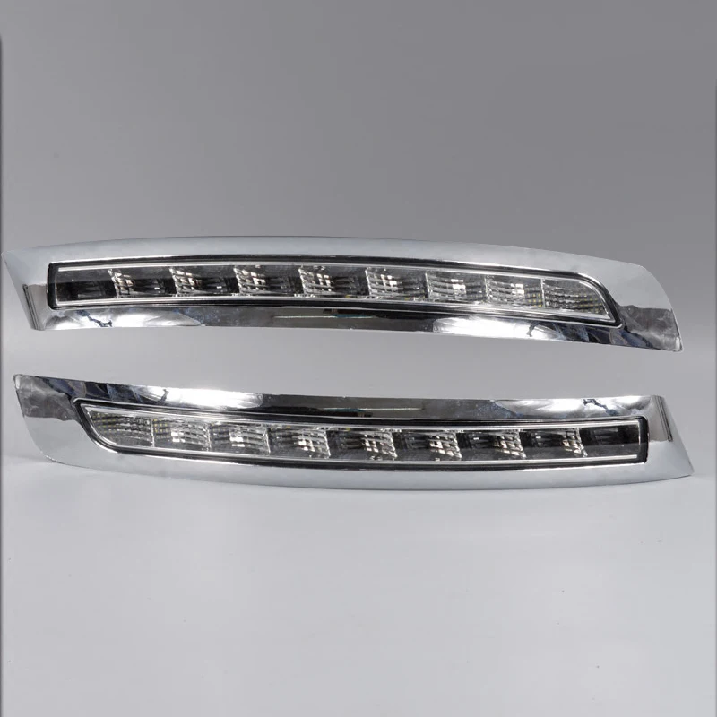 Для Volvo XC90 2007 2013 светодиодный DRL Дневной светильник тумана Светильник Автомобиля
