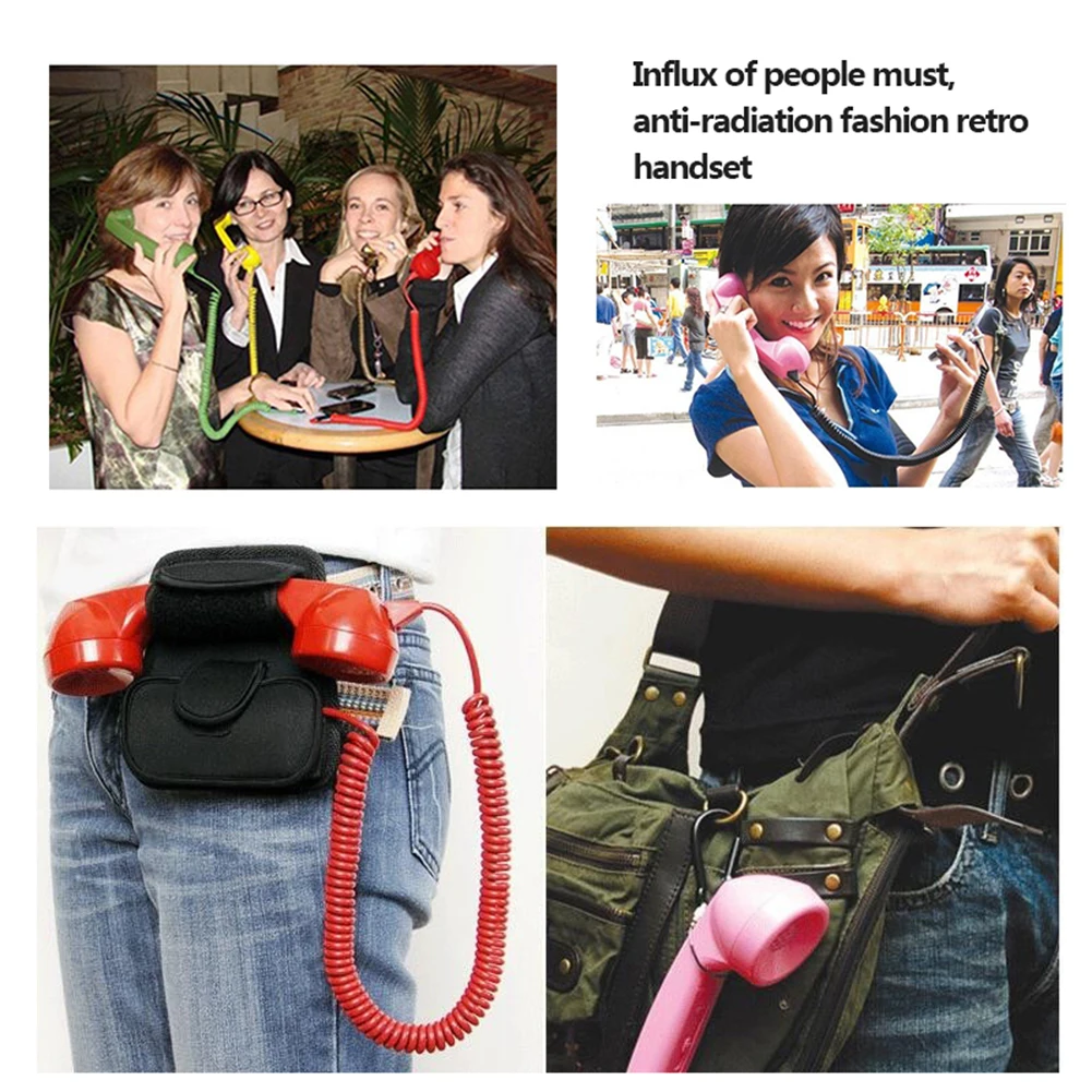 Новинка гарнитура с излучением Классический ретро-приемник для телефона