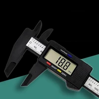 electronic digital display vernier caliper 150mm 6 inch lcd electronic carbon fiber caliper measuring instrument micrometer