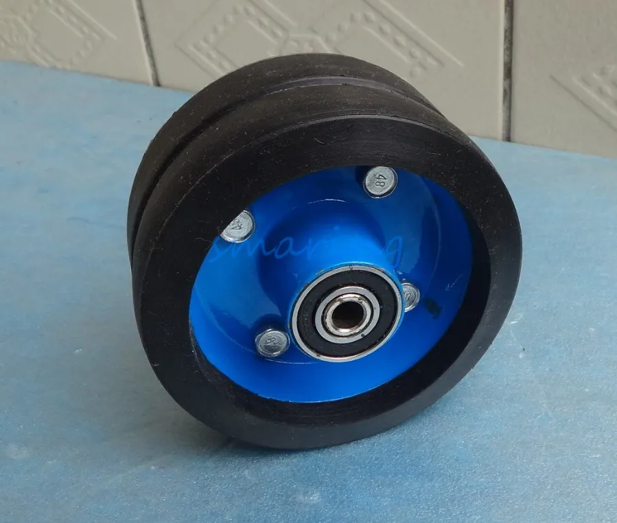 Резиновое колесо 100 мм нескользящая большая Лапка подъем по лестнице