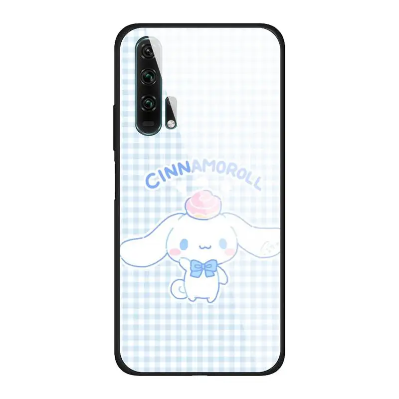 

Cinnamoroll Cute For Girl Phone Case For Huawei Mate 9 10 lite 20Pro&Tempered Glass Back Cover For Honor 7A 8X 9 10 V10