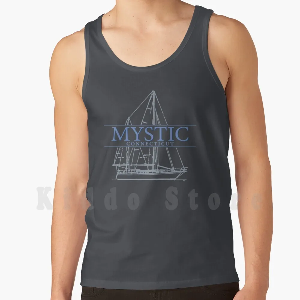 

Майка Mystic Ct, жилет без рукавов, мистик Мистик мистик, сувенир, мистик, парусник, мистик